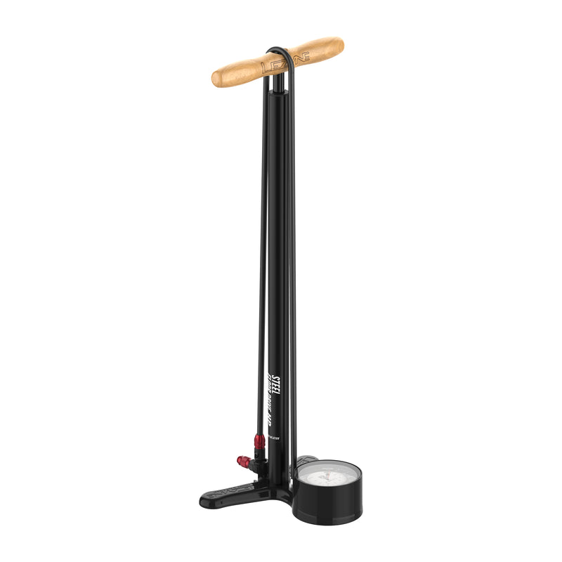 Lezyne Steel Drive Flat Black Floor Pump