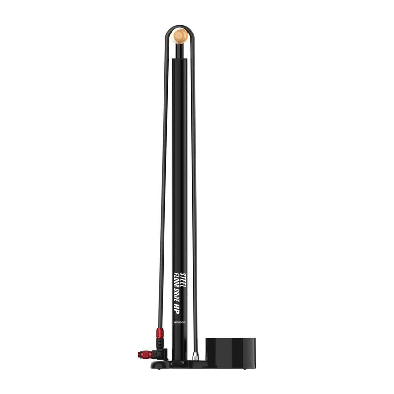 Lezyne Steel Drive Flat Black Floor Pump