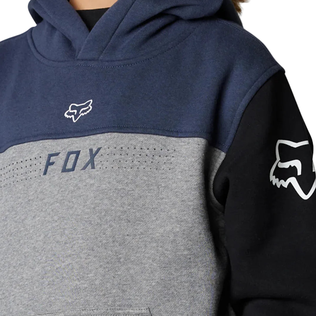 Fox YOUTH EFEKT PULLOVER FLEECE DpCobalt DETAILS
