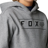 Fox YOUTH PINNACLE PO FLEECE Heather Graphite DETAILS