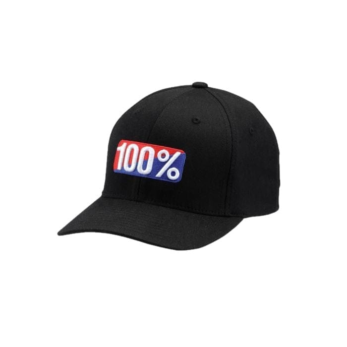 100 Percent CLASSIC X Fit Flexfit Hat Black