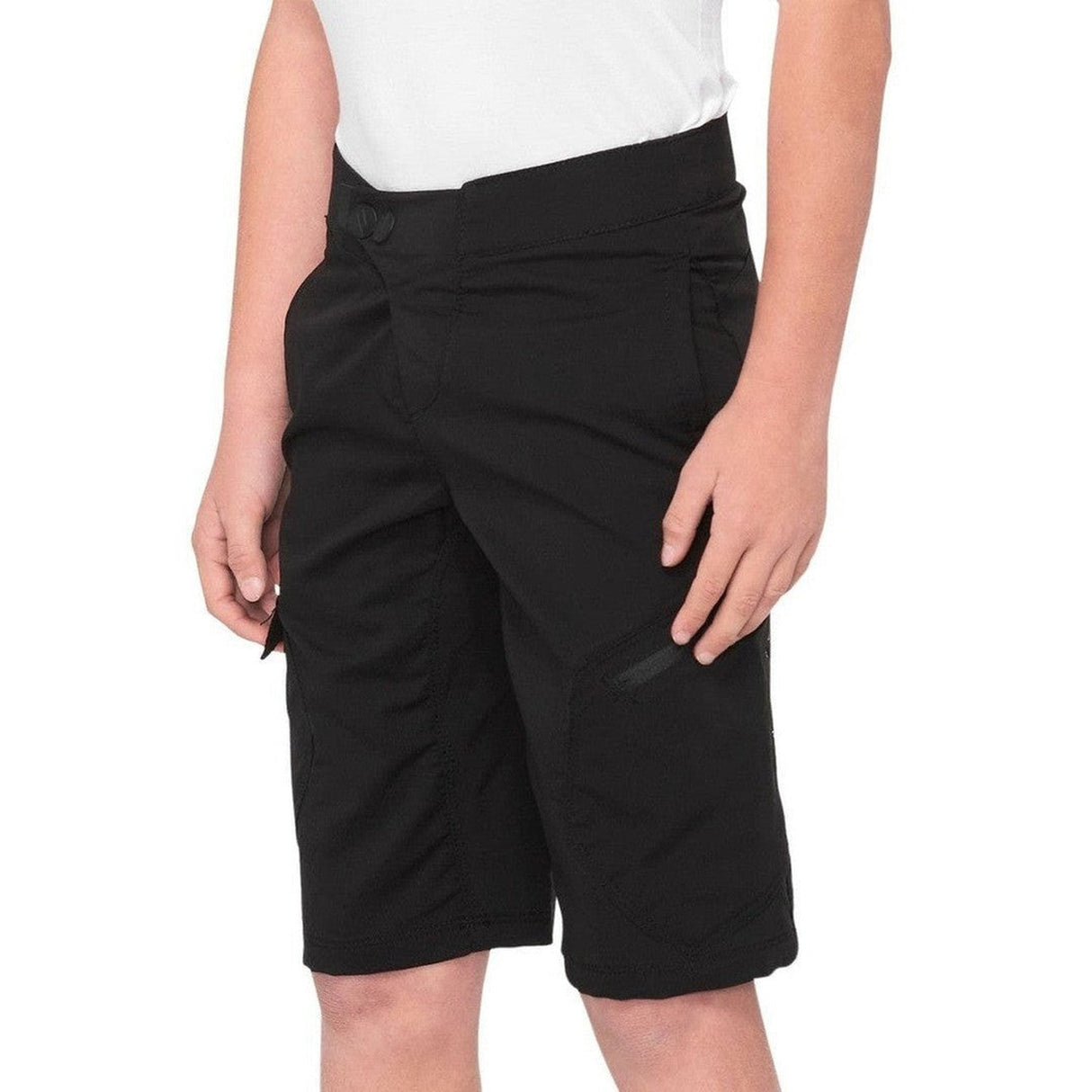 100 Percent RIDECAMP Youth Shorts Black