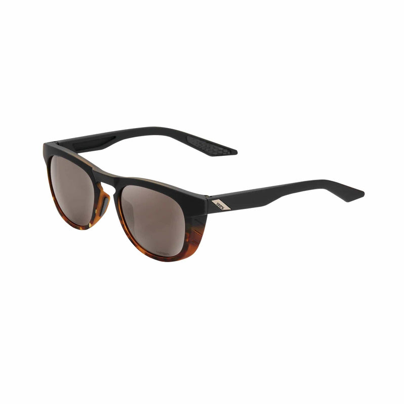 100 Percent Slent Sunglasses Soft Black/Havana/HiPER Silver Lens