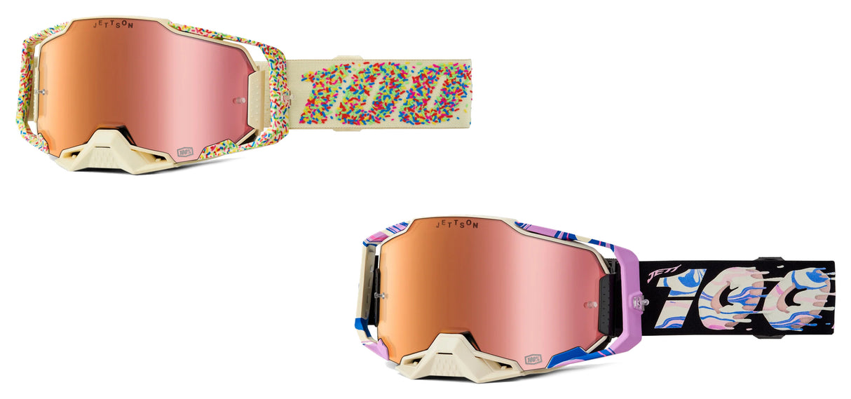 100% Armega Jett Lawrence Donut Ltd Edition Goggles 2-Pack
