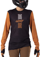 Leatt MTB Gravity 4.0 Junior Jersey Rust FRONT
