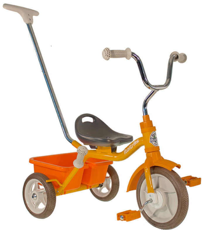 Italtrike Passenger 10" Tricycle - Road Work Orange