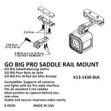 K-Edge New Go Big Pro Saddle Rail Mount