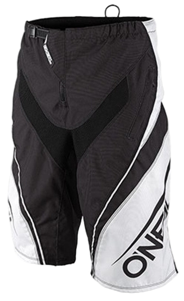 ONeal Element FR Black/White Shorts SIDE FRONT 