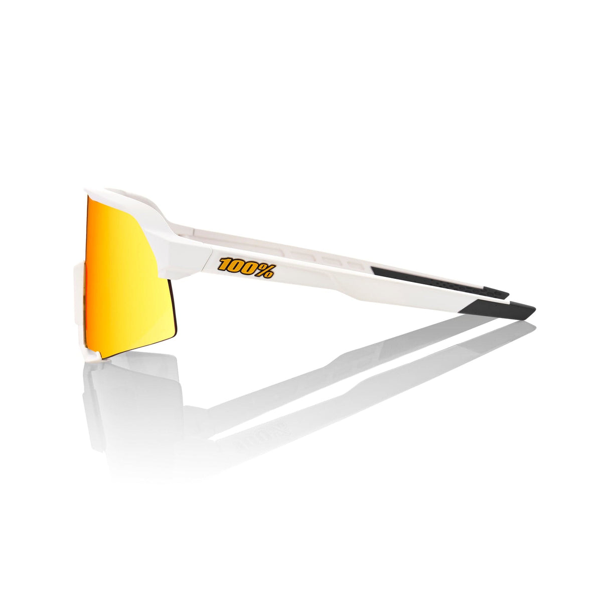 100 Percent Eyewear S3 - White - HiPER Red