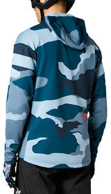 Fox RANGER TECH FLEECE JACKET - Blue Camo BACK