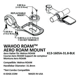 K-Edge Aero Mount For Wahoo Roam (V1 + V2)
