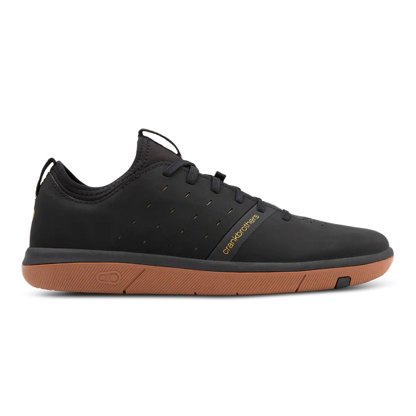 Crank Brothers Shoes Stamp Street Fabio Black/Gold Flat