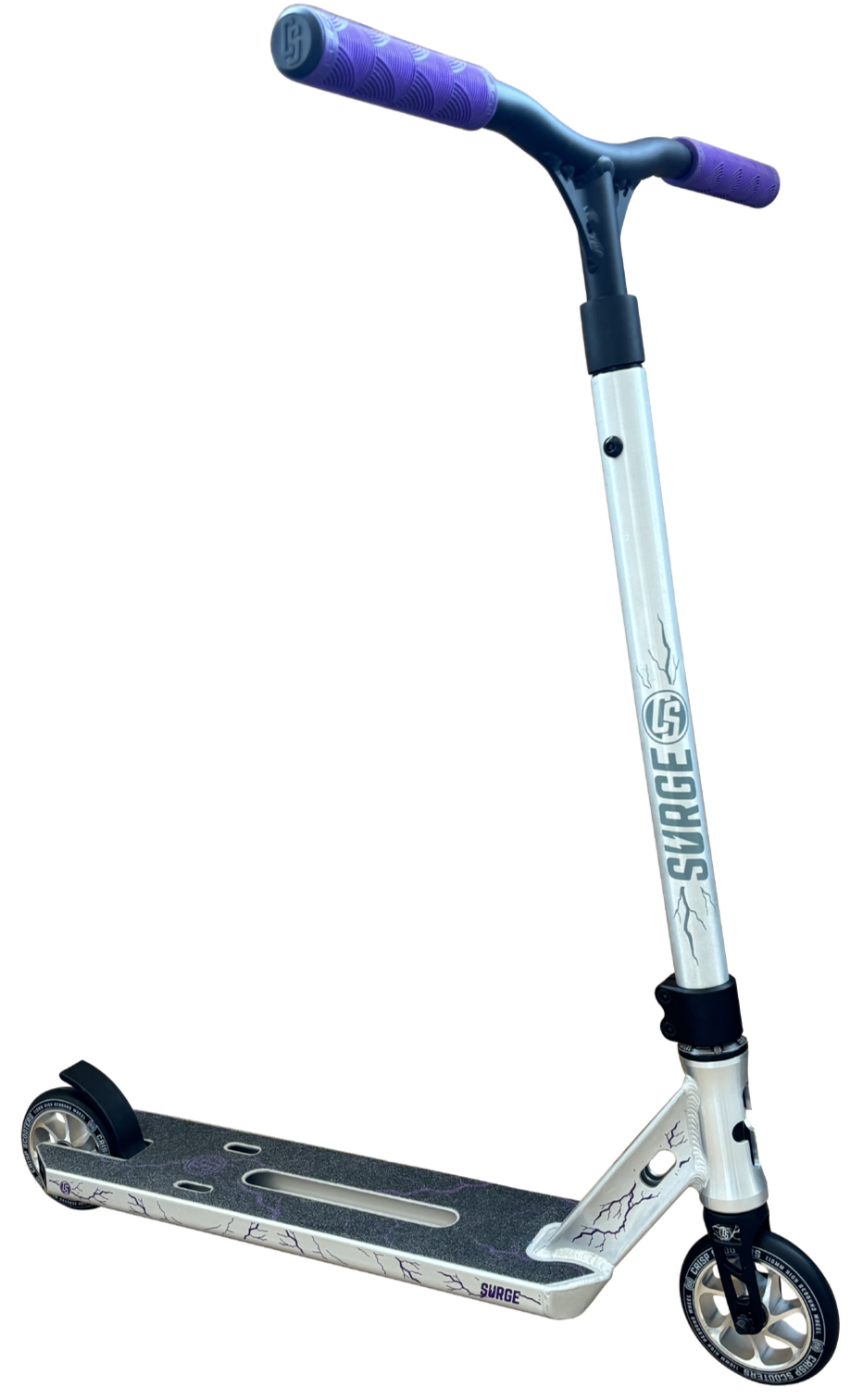 Crisp Surge Shocktech Stunt Scooter - Amethyst