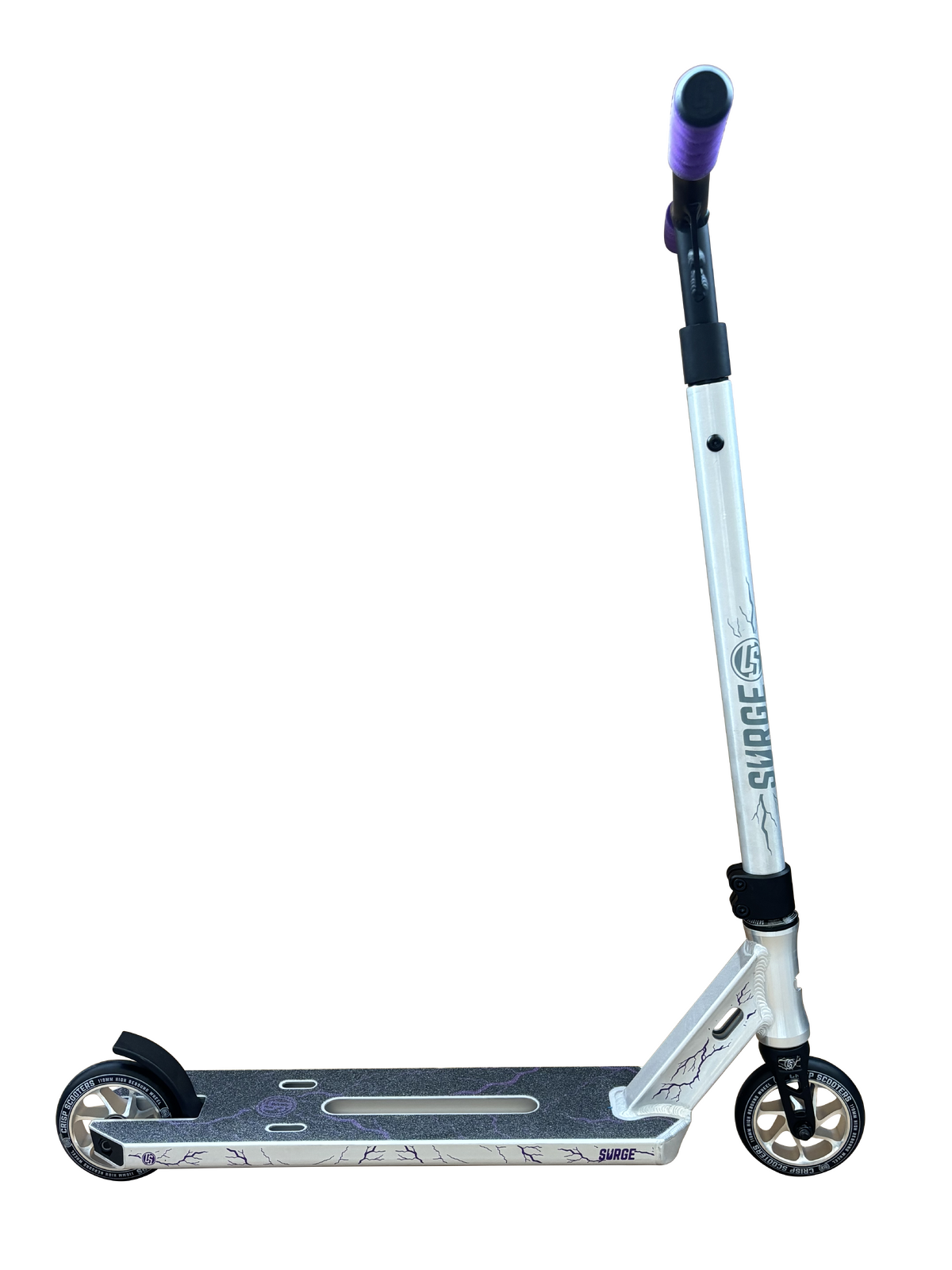 Crisp Surge Shocktech Stunt Scooter - Amethyst