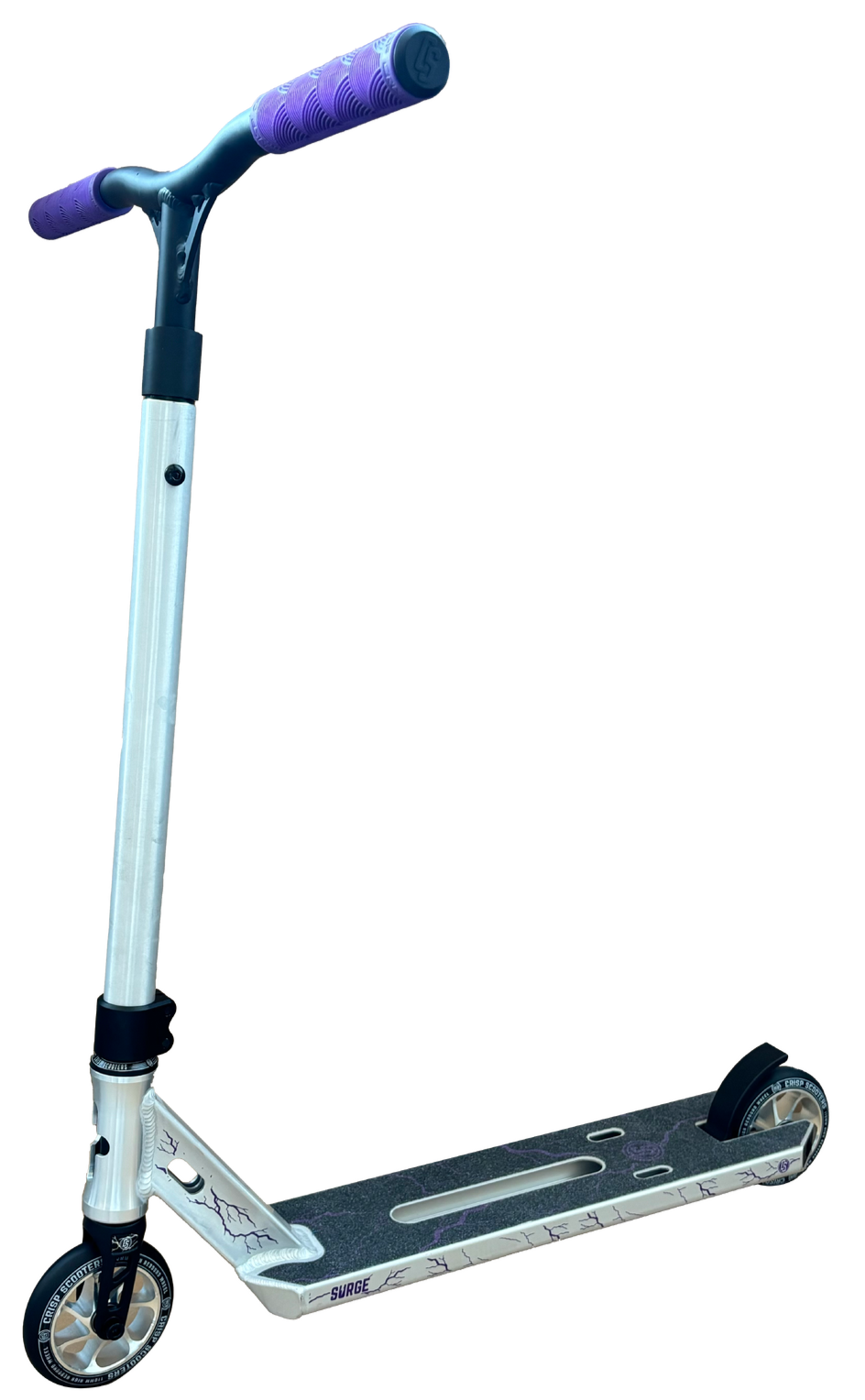 Crisp Surge Shocktech Stunt Scooter - Amethyst