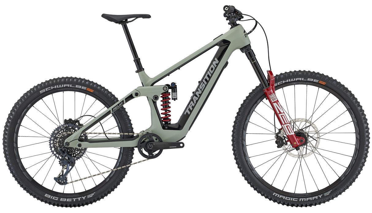 Transition Relay PNW Carbon GX Medium Sea Salt Complete Bike 2025