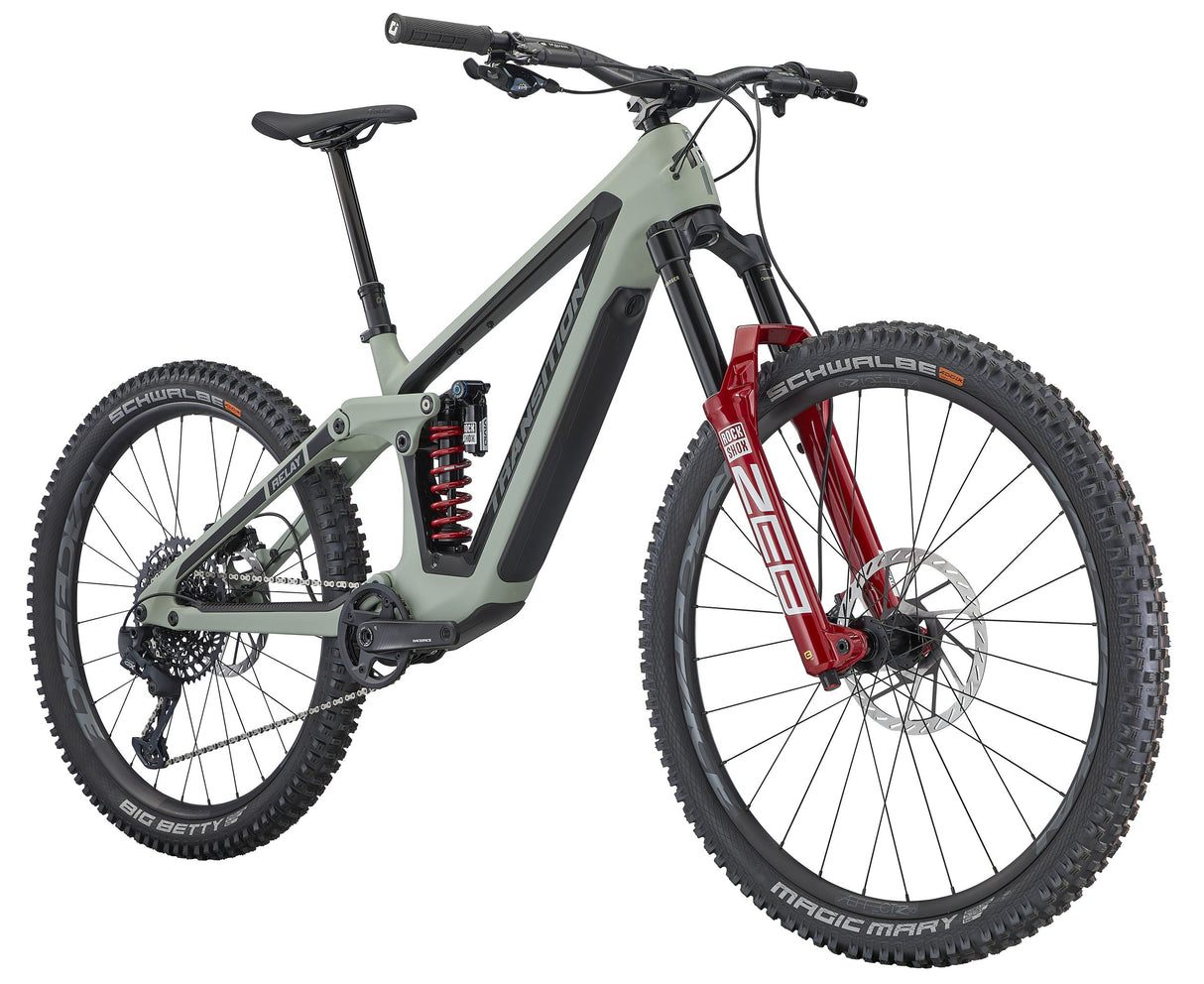 Transition Relay PNW Carbon GX Medium Sea Salt Complete Bike 2025
