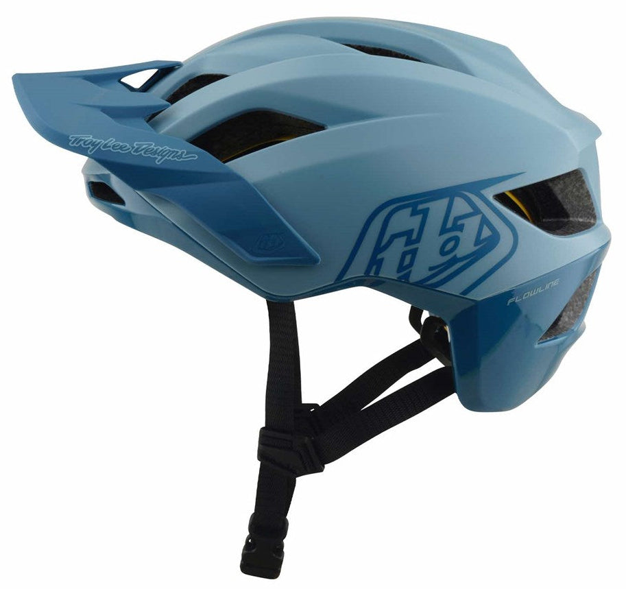 Troy Lee Designs Flowline MIPS Helmet Point Dawn Blue/Sapphire