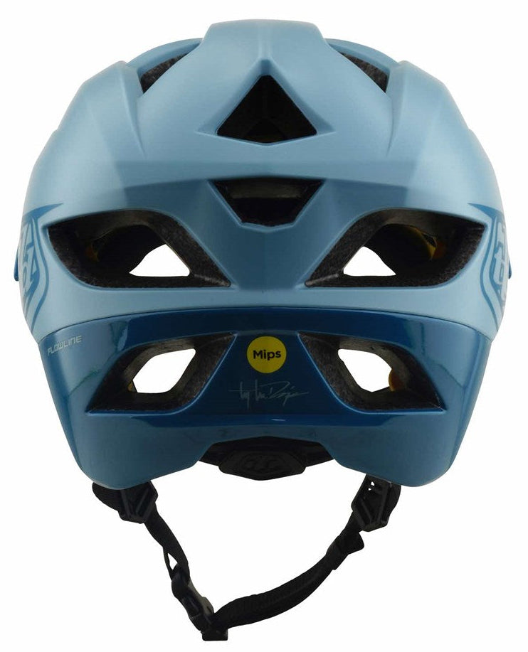 Troy Lee Designs Flowline MIPS Helmet Point Dawn Blue/Sapphire