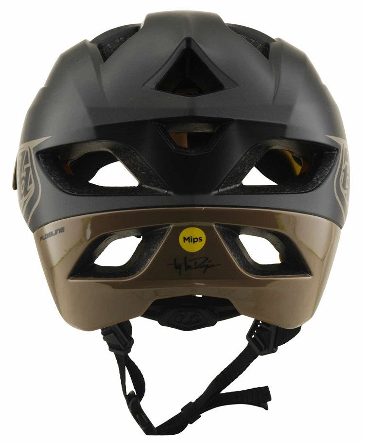 Troy Lee Designs Flowline MIPS Helmet Point Charcoal/Timber