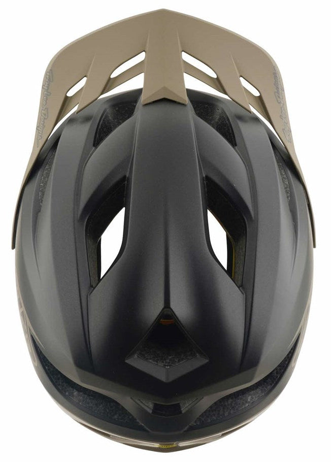 Troy Lee Designs Flowline MIPS Helmet Point Charcoal/Timber