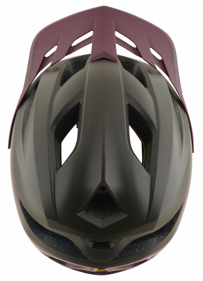 Troy Lee Designs Flowline MIPS Helmet Point Caper/Prune