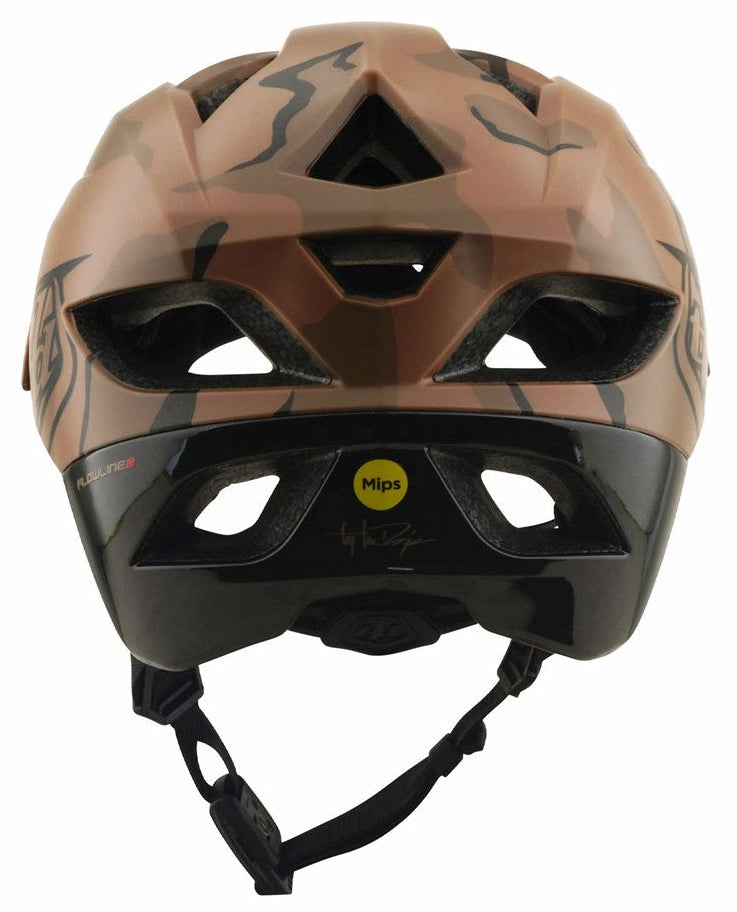 Troy Lee Designs Flowline SE MIPS Helmet Badge Sienna Camo