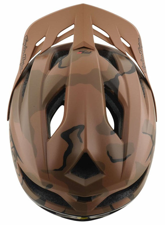 Troy Lee Designs Flowline SE MIPS Helmet Badge Sienna Camo