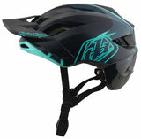 Troy Lee Designs Flowline SE MIPS Helmet Badge Carbon/Real Teal