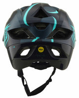 Troy Lee Designs Flowline SE MIPS Helmet Badge Carbon/Real Teal