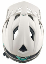 Troy Lee Designs Flowline SE MIPS Helmet Stacks Pumice/Real Teal