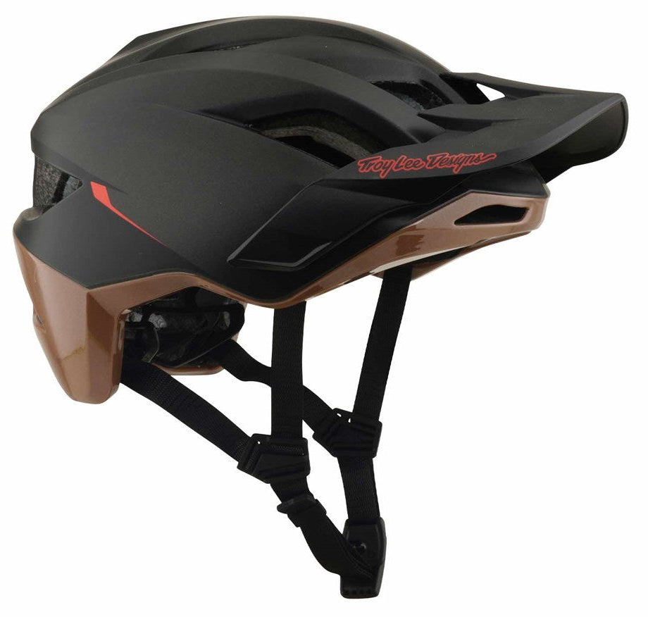 Troy Lee Designs Flowline SE MIPS Helmet Stacks Charcoal/Sienna 