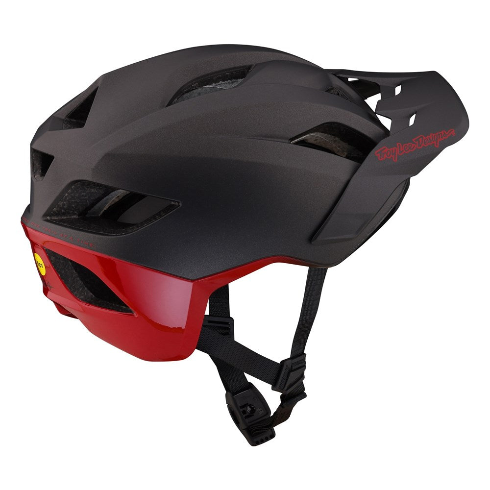 Troy Lee Designs 24.1 Flowline SE MIPS AS Helmet Radian Charcoal / Red