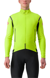 CASTELLI PERFETTO RoS 2 JACKET ELECTRIC LIME/DARK GRAY FRONT