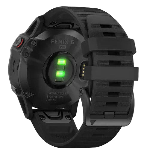 Garmin Fenix 6 Pro Black Smartwatch with Black Band
