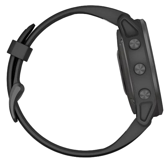 Garmin Fenix 6S Sapphire Carbon Gray DLC Smartwatch with Black Band