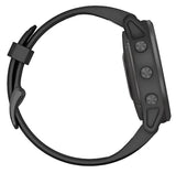 Garmin Fenix 6S Sapphire Carbon Gray DLC Smartwatch with Black Band