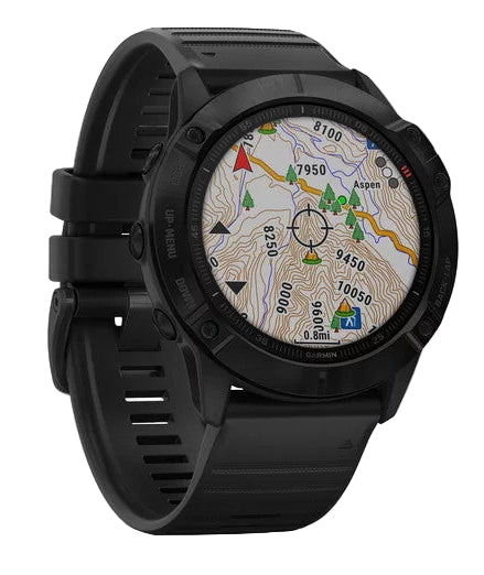Garmin Fenix 6X Pro GPS/GLONASS ABC Wrist HRM MP3 Black Watch with Black Band