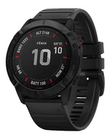 Garmin Fenix 6X Pro GPS/GLONASS ABC Wrist HRM MP3 Black Watch with Black Band