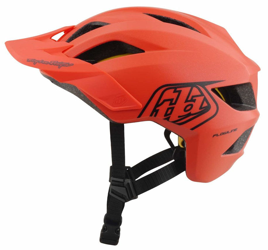 Troy Lee Designs Youth Flowline MIPS Helmet Point Coral/Charcoal