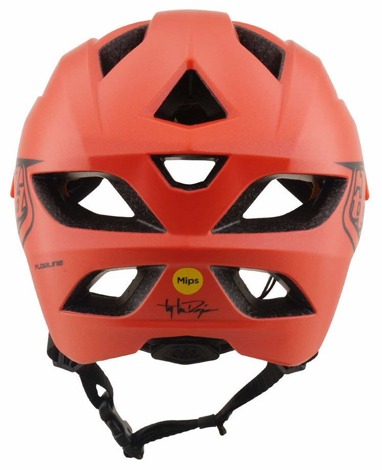 Troy Lee Designs Youth Flowline MIPS Helmet Point Coral/Charcoal