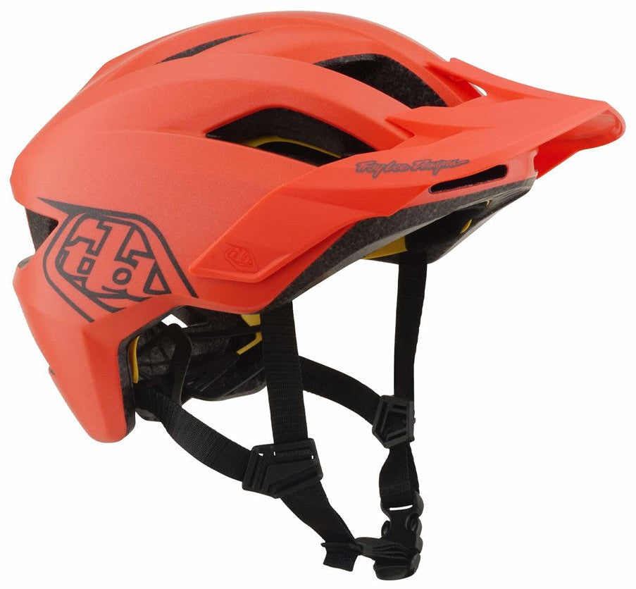 Troy Lee Designs Youth Flowline MIPS Helmet Point Coral/Charcoal