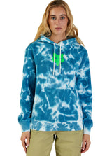 Fox W ATLAS FLEECE PO BluWhite FRONT FACING MODEL