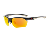 BZ Optics LJM Black Orange Mirror Glasses
