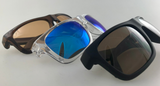 BZ Optics URBAN Blue Mirror Glasses Crystal Coke