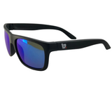 BZ Optics URBAN Blue Mirror Glasses Matt Black