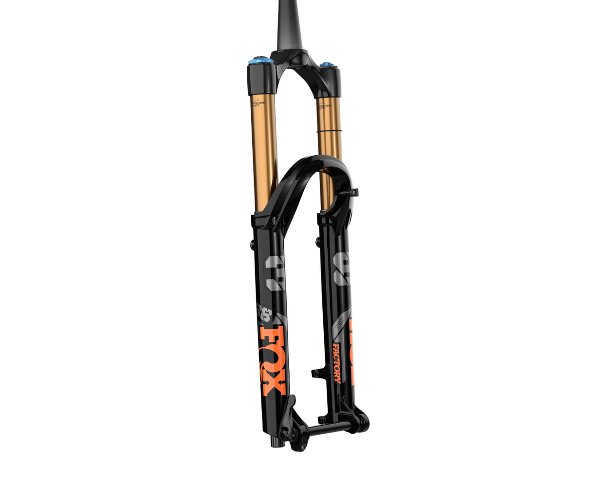 Fox 38 Factory 27.5" 180mm GRIP2 37mm Rake Fork Gloss Black 2023