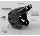 Troy Lee Desgins 26.1 Stage Stunt AS Mtb Helmet Drone Black