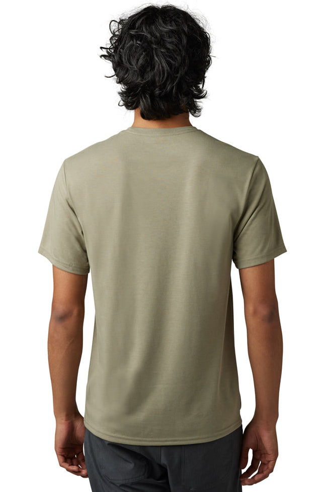 Fox NON STOP SS TECH TEE Adobe BACK FACING MODEL