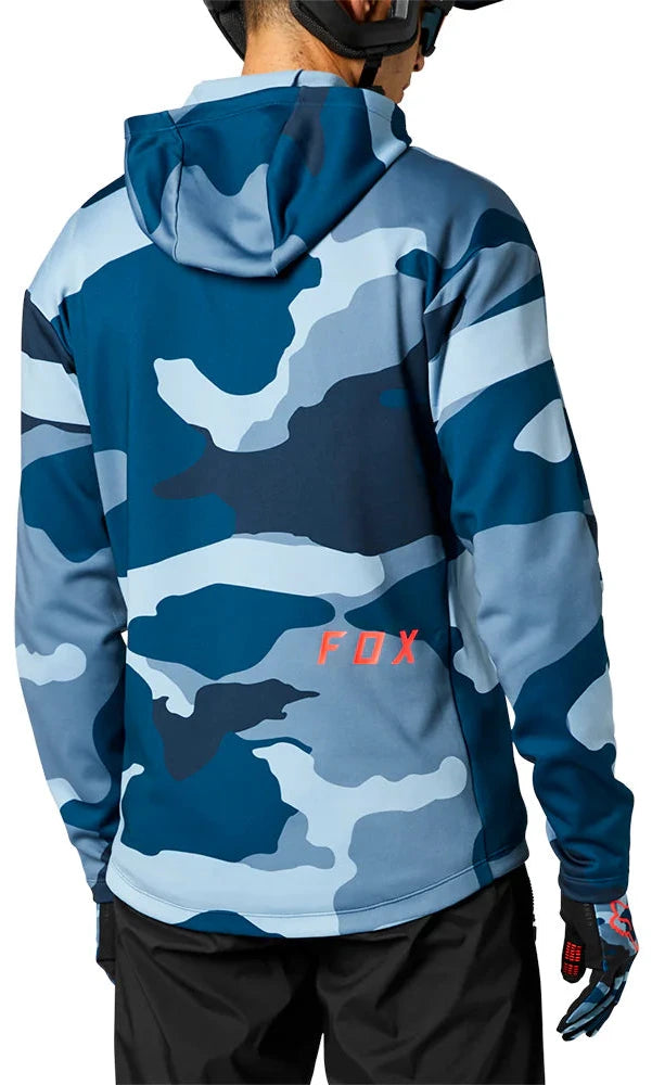 Fox RANGER TECH FLEECE JACKET - Blue Camo BACK